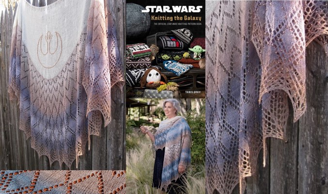 The Rebel Alliance Shawl by Susanna IC; Photo © Insight Editions