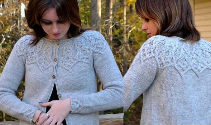Eirwen by Susanna IC; Photo © ArtQualia Designs by Susanna IC; Published in Knitty, Winter 2021