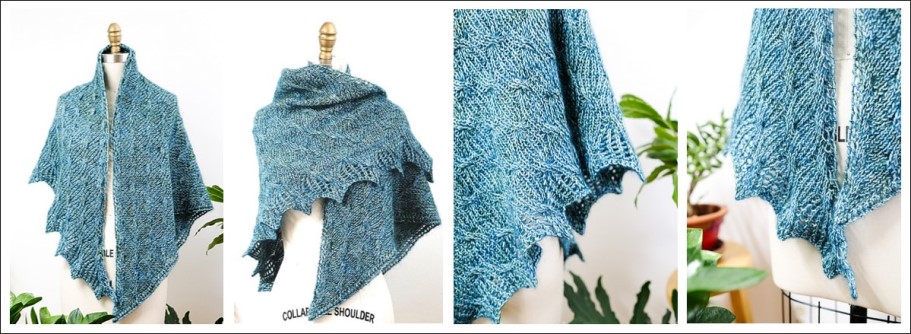 Elion Shawl by Susanna IC, photo © Fairmount Fibers Ltd. Elion Shawl by Susanna IC, photo © Fairmount Fibers Ltd.