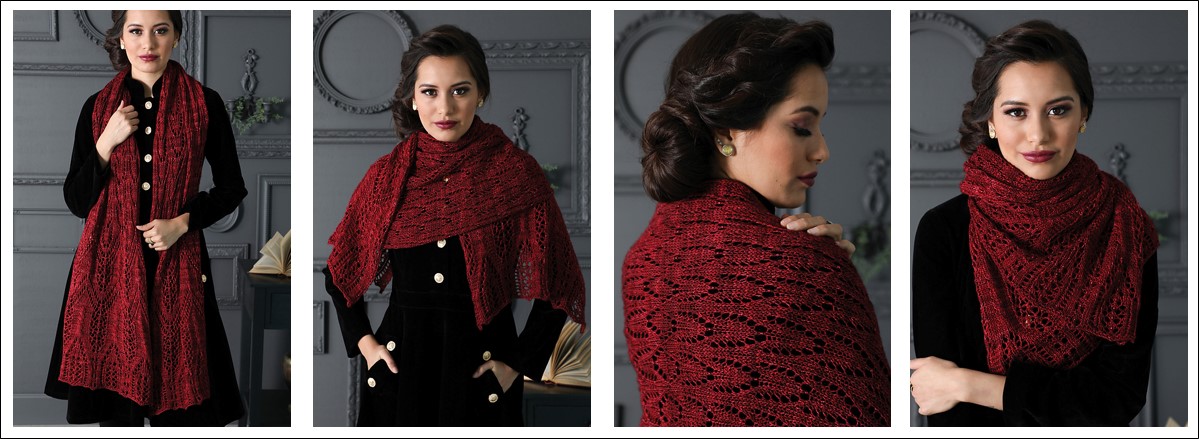 Lucy Westenra's Wrap by Susanna IC, photo © Interweave Lucy Westenra's Wrap by Susanna IC, photo © Interweave