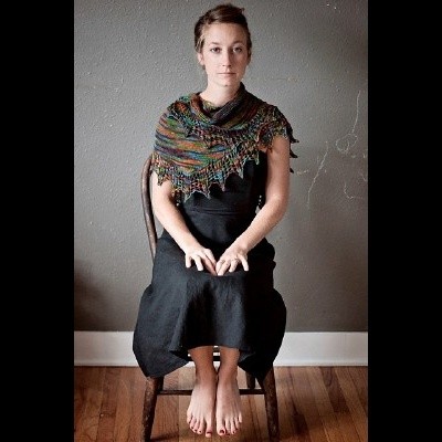 Gothica by Susanna IC, Woolgirl Embrace the Lace Club, photo &copy; Woolgirl
