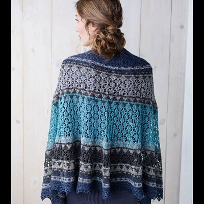 Oshara Shawl by Susanna IC, free pattern, photo © ArtQualia