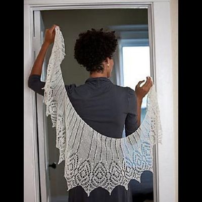 Oslo Walk Shawl by Susanna IC, Interweave Knits, Photo © Interweave Knits