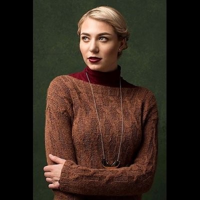 Thorvaldsen Pullover by Susanna IC, photo © Interweave/Harper Point