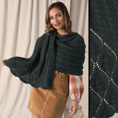 Emmer Wrap by Susanna IC; Photo © Interweave